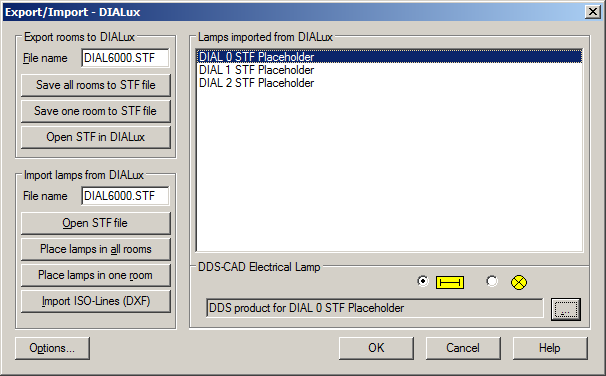 Dialux Interface