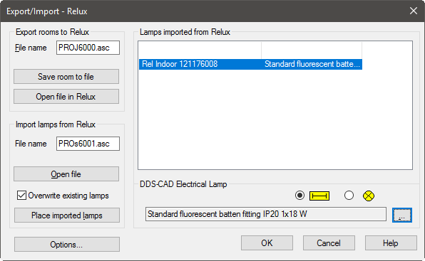 Relux Interface